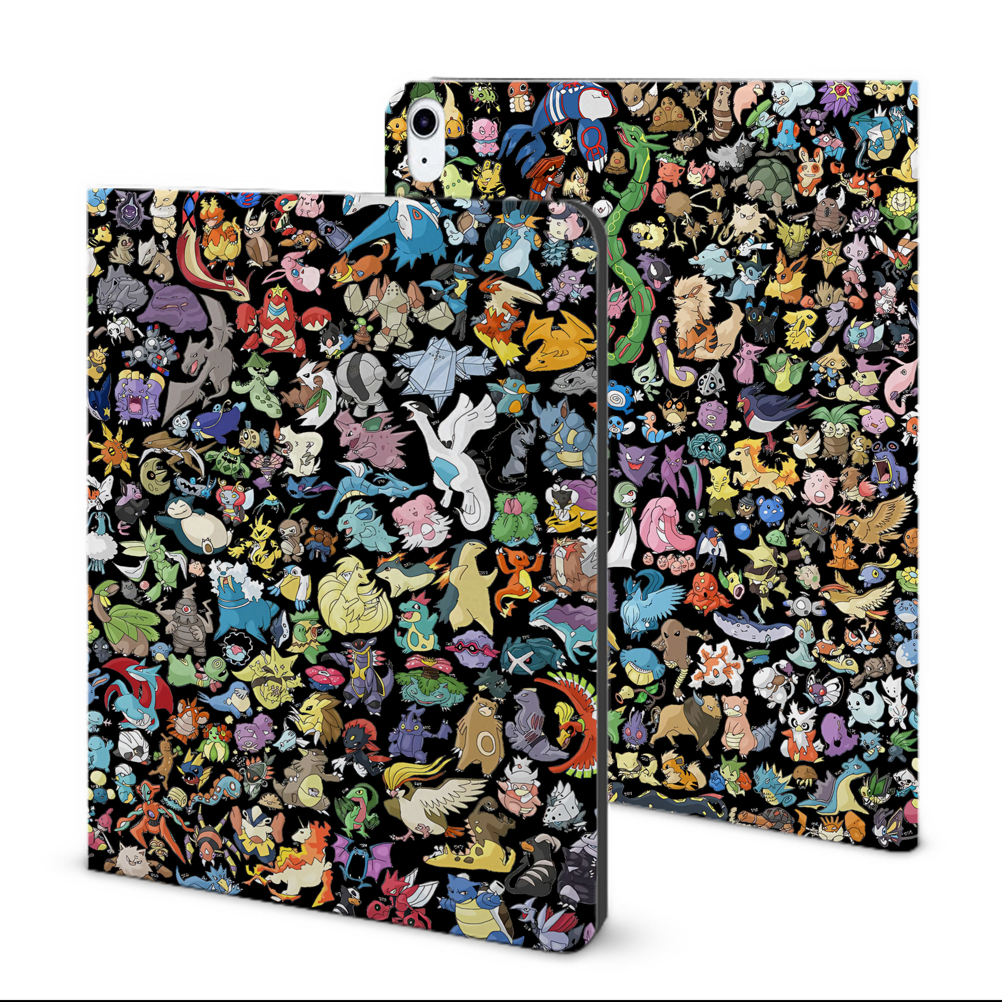 （画像用） ポケットモンスター Pokémon IPad ケース ブック型 PUレザー TPU 耐衝撃 軽量 薄型 ペン収納なし 全面保護 IPad 各モデル対応